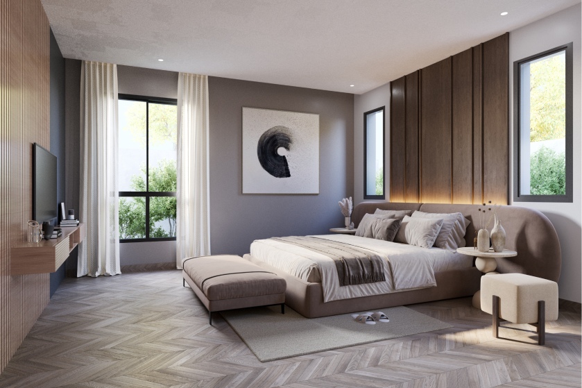 Private Bedrooms & Walk-in Wardrobes